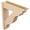 Ekena Millwork 8-in W x 30-in D x 34-in H Funston Trad Rough Cedar Woodgrain TimberThane Outlooker, Primed Tan OUTUR080X30X34FST04RCPR - alternate 5